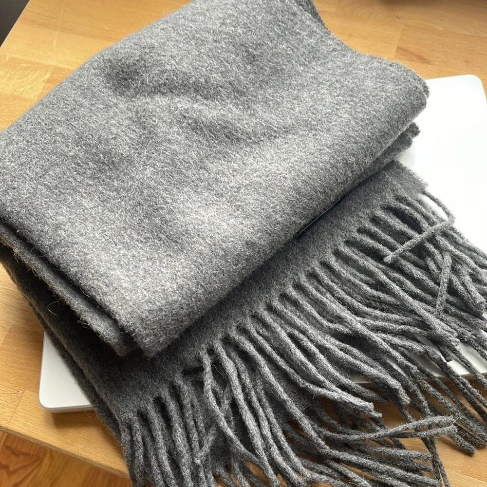 Sandro Wool Cashmere Scarf - Picture 2 of 4